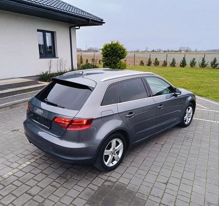 Audi A3 cena 39700 przebieg: 214000, rok produkcji 2013 z Płock małe 667